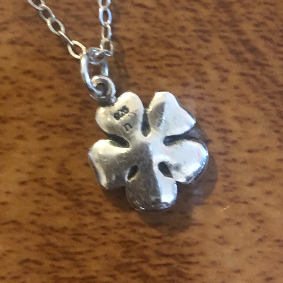 LGM | 925 STERLING SILVER HANDMADE FLOWER PENDANT CHARM W/NECKLACE - Picture 6 of 10